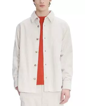 Верхняя рубашка из вельвета «Борис» A.P.C., слоновая кость/кремовый