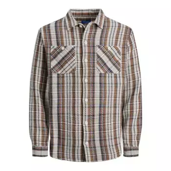 Верхняя рубашка Jack & Jones Heritage, коричневый