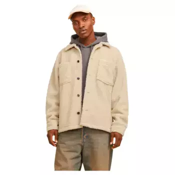 Верхняя рубашка Jack & Jones Newton Teddy, бежевый