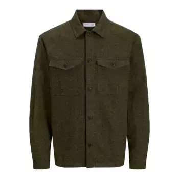 Верхняя рубашка Jack & Jones Perfect Melange, зеленый