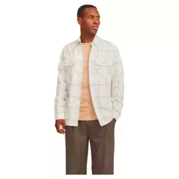 Верхняя рубашка Jack & Jones Raymond Spring Check, белый