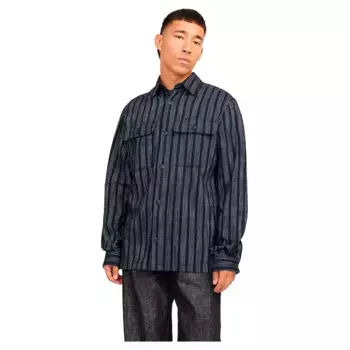 Верхняя рубашка Jack & Jones Raymond Spring Stripe, серый