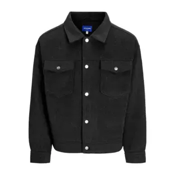 Верхняя рубашка Jack & Jones Ridgewood Melange, черный