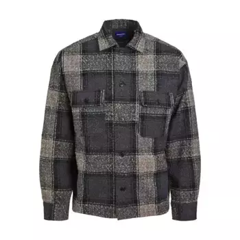 Верхняя рубашка Jack & Jones Roxbury Boucle, серый