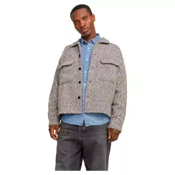 Верхняя рубашка Jack & Jones Winter Twill, серый