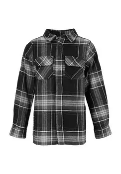 Верхняя рубашка Marley с неподвластным времени клетчатым узором ZIGZAG, цвет Asphalt