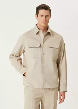 Верхняя рубашка Moncler, бежевый