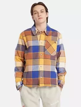Верхняя рубашка на подкладке из шерпы Timberland, желтый/мульти