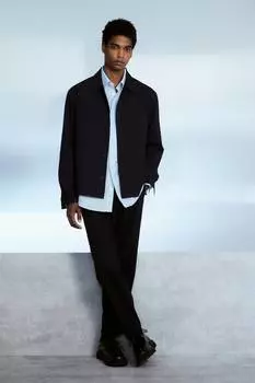 Верхняя рубашка обычного кроя H&M, синий