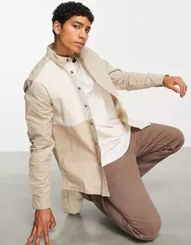Верхняя рубашка с цветными блоками ASOS DESIGN