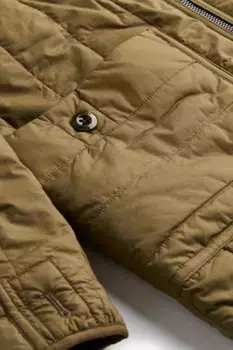 Верхняя рубашка с подкладкой H&M, зеленый
