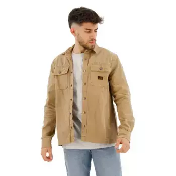 Верхняя рубашка Superdry Canvas Workwear, коричневый