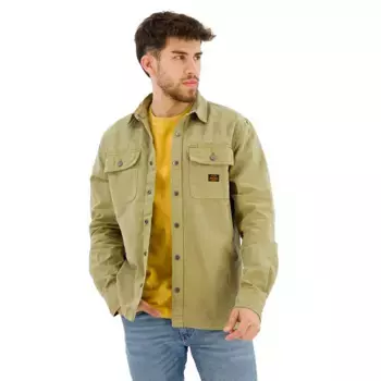 Верхняя рубашка Superdry Canvas Workwear, зеленый