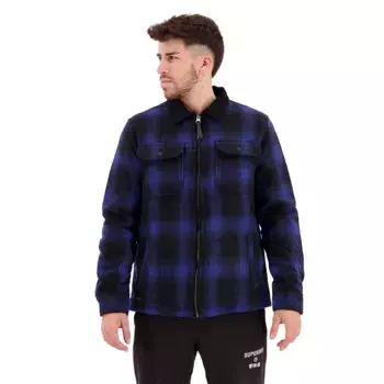 Верхняя рубашка Superdry Hunting Wool, синий