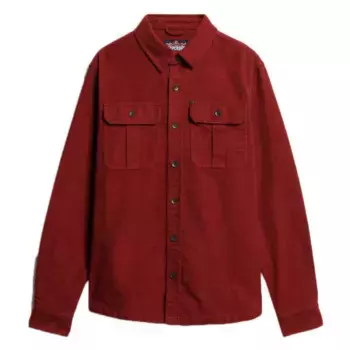 Верхняя рубашка Superdry Merchant Cpo, красный