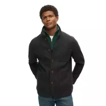 Верхняя рубашка Superdry Merchant Textured, черный