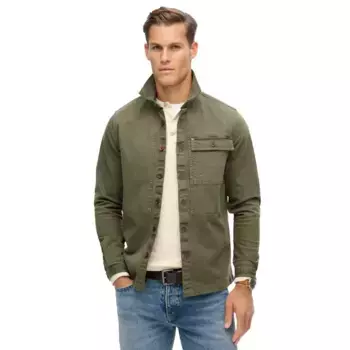 Верхняя рубашка Superdry Merchant Utility, зеленый