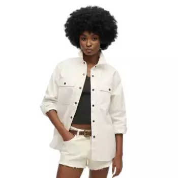 Верхняя рубашка Superdry Workwear, белый
