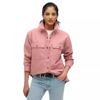 Верхняя рубашка Superdry Workwear, розовый