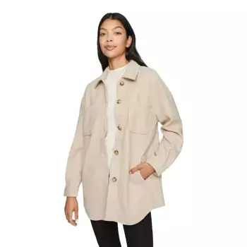 Верхняя рубашка Vila Kimmi, бежевый