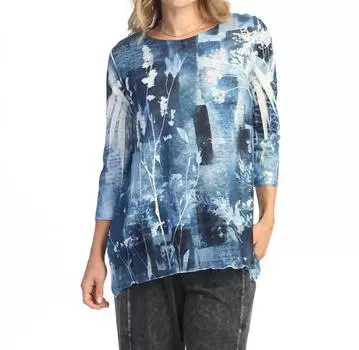 Верхняя туника Mariposa с шифоновым подолом, многоцветная Jess & Jane, цвет multi