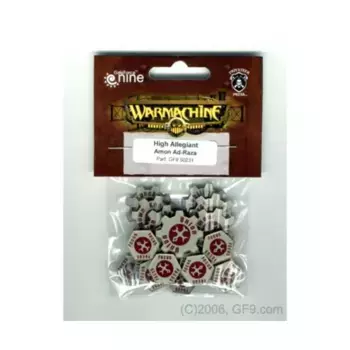 Верховный преданный Амон Ад-Раза, Warmachine - Warcaster Token Sets - Protectorate of Menoth (Gale Force Nine)