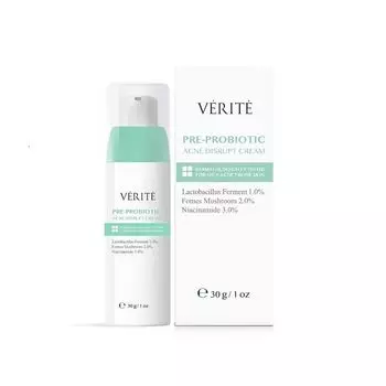 Verite Крем от прыщей с пребиотиками, 30 г, White Green