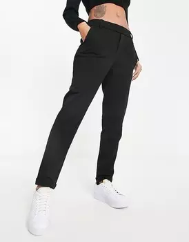 Vero Moda – Черные брюки прямого кроя