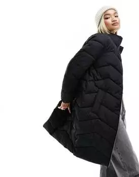 Vero Moda - Длинный пуховик черного цвета