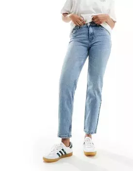 Vero Moda – Kyla – светло-голубые джинсы прямого, широкого кроя и средней посадкой