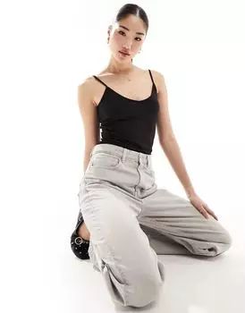 Vero Moda – мягкая удлиненная кофточка черного цвета