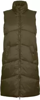 Vero Moda стеганый жилет "VMUPPSALA 3-4 WAISTCOAT NOOS", оливковый