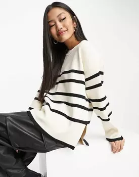 Vero Moda – свитер чёрно-белый в полоску