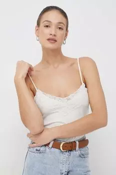 Веро Мода топ Vero Moda, бежевый