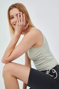 Веро Мода топ Vero Moda, зеленый