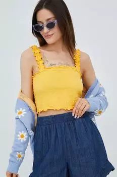 Веро Мода топ Vero Moda, желтый