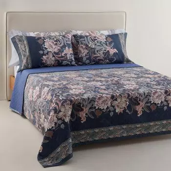 Верона хлопковое одеяло Bassetti, синий