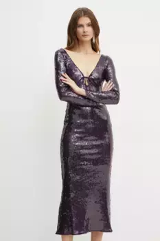 ВЕРОНА платье Bardot, фиолетовый