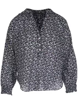 Veronica Beard блузка Пиенца, синий