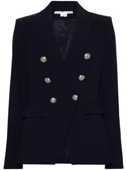 Veronica Beard двубортный блейзер Miller Dickey, синий
