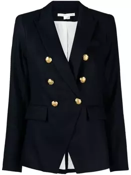 Veronica Beard двубортный блейзер Miller, синий