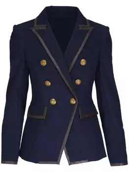 Veronica Beard двубортный блейзер, синий