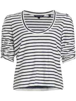 Veronica Beard футболка в полоску, синий