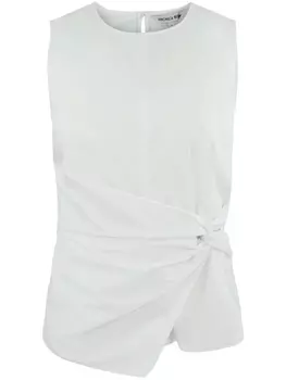 Veronica Beard топ Bisa со сборками, белый