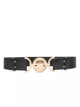 Versace эластичный ремень с пряжкой Medusa, черный