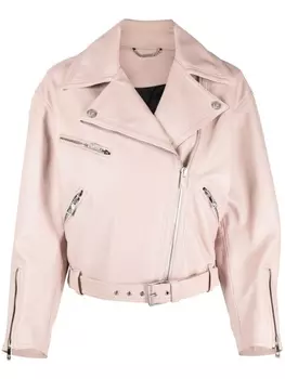 Versace байкерская куртка, розовый