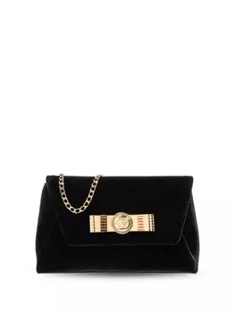 Versace бархатная сумка через плечо с головой Медузы, черный