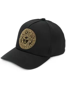 Versace бейсболка Medusa с заклепками, черный