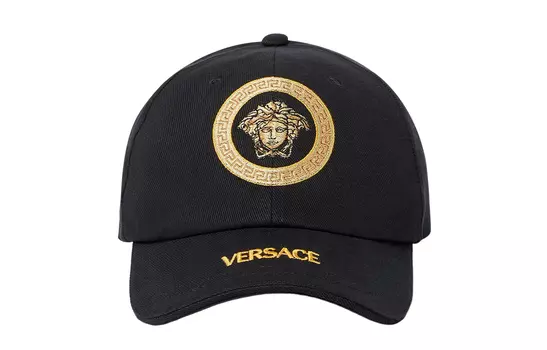 VERSACE Бейсболка женская черная
