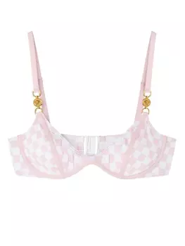 Versace бикини с декором Medusa, розовый